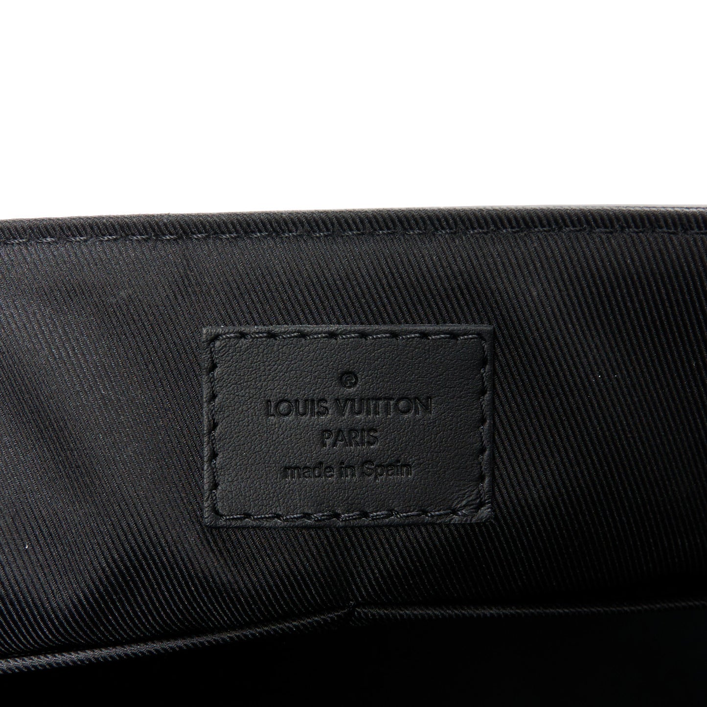 Calfskin Aerogram Messenger Black