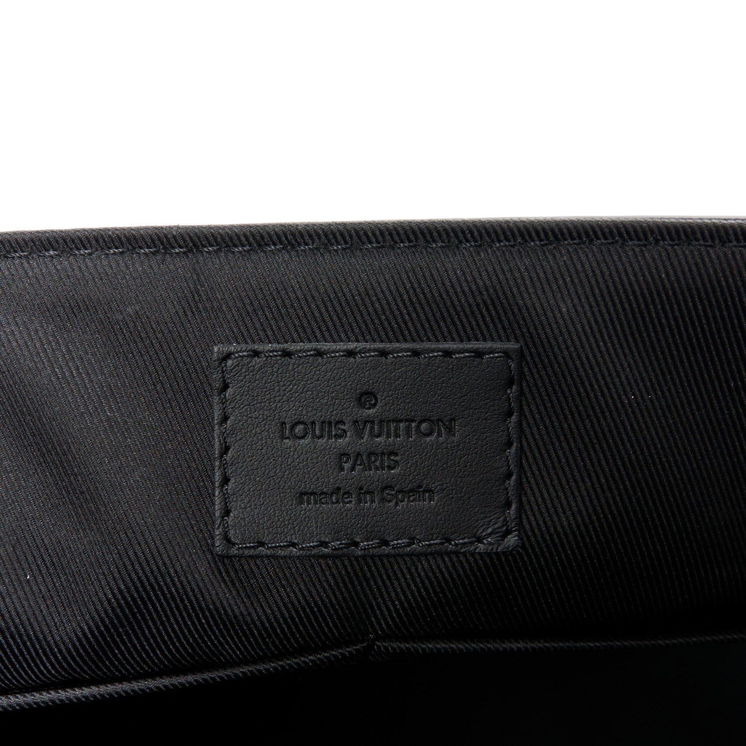 Louis Vuitton Calfskin Aerogram Messenger Black 6 of 11