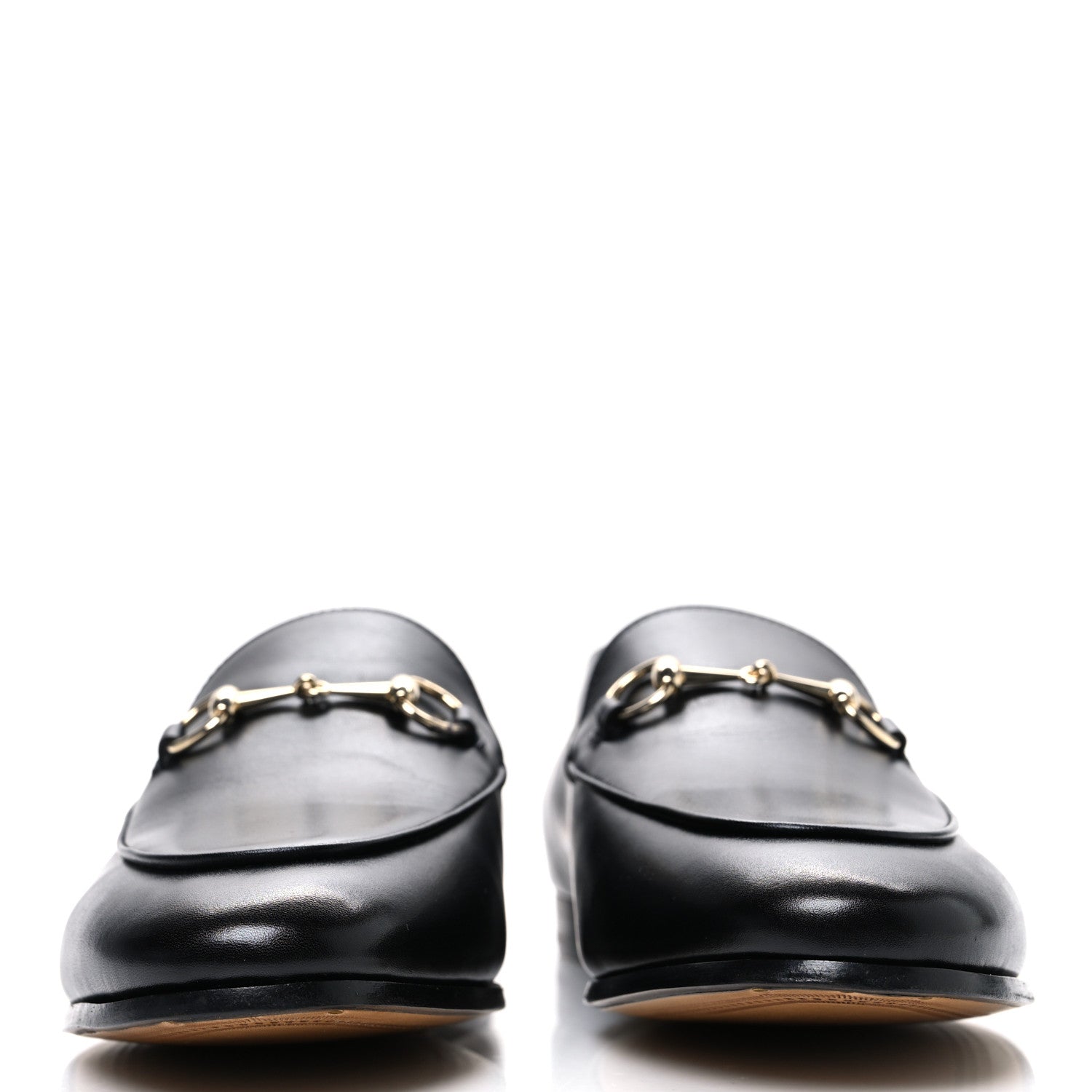 Gucci Calfskin Womens Jordaan Loafers 41 Black 3 of 11