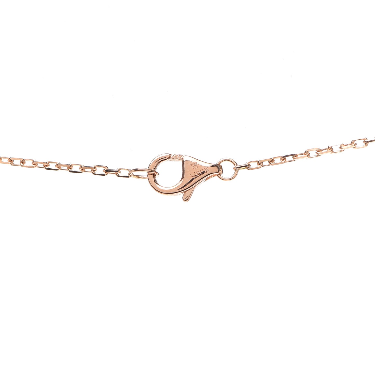18K Pink Yellow White Gold Trinity Pendant Necklace