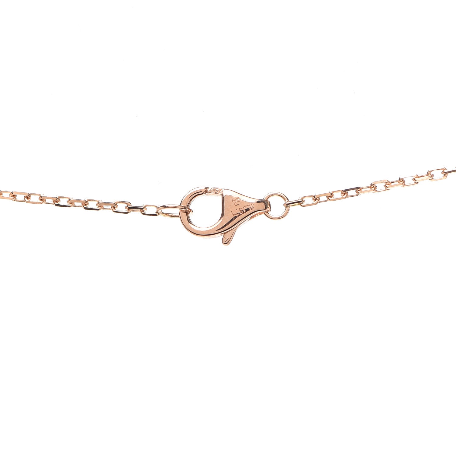 Cartier 18K Pink Yellow White Gold Trinity Pendant Necklace 4 of 5