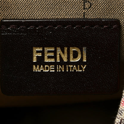 Fendi Zucchino Vitello Floral Forever Mama Baguette Pesca Giallo Saddler 6 of 10