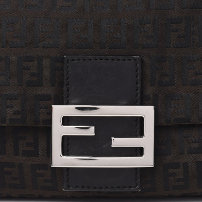 Fendi Zucchino Baguette Dark Brown 10 of 10