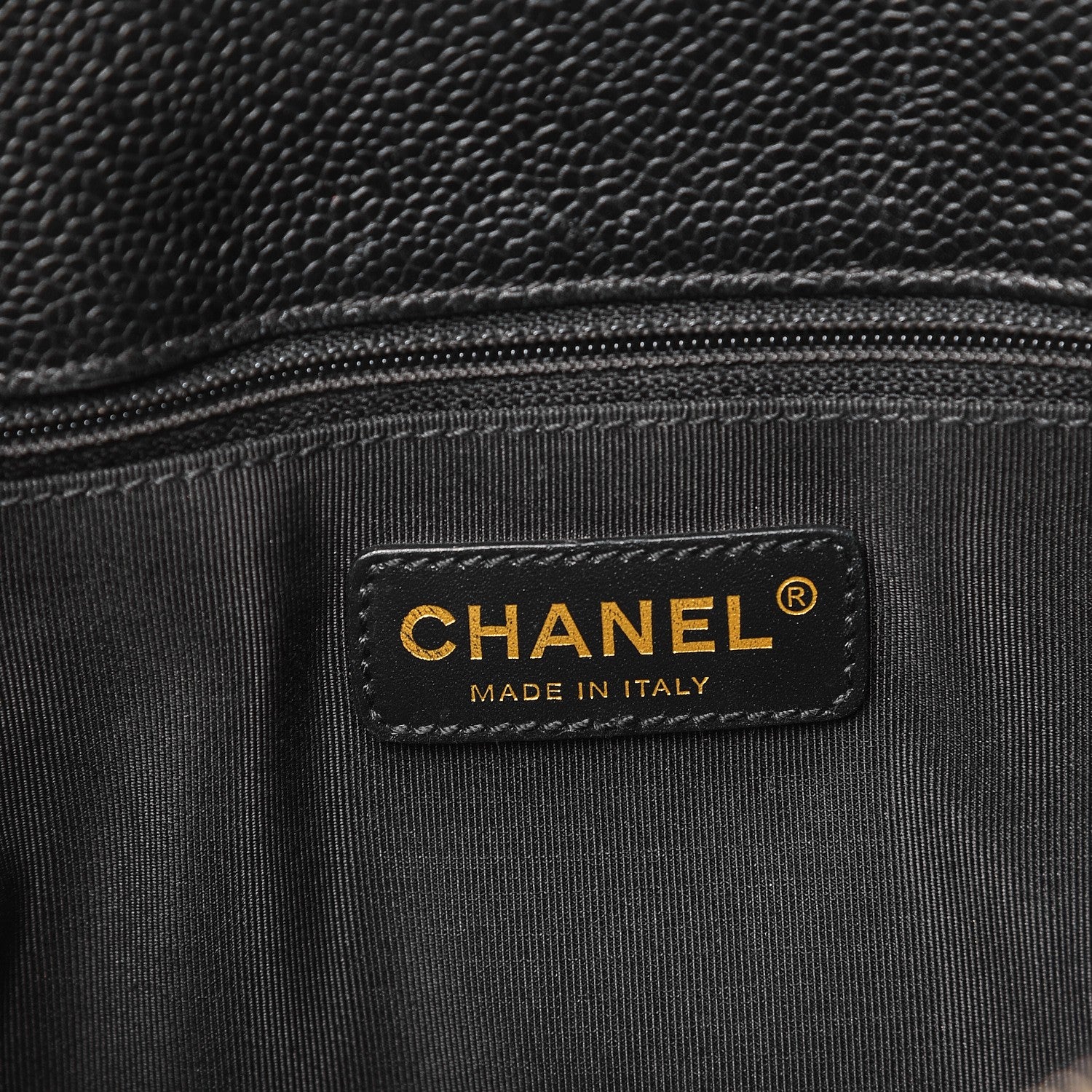 Chanel Caviar Quilted Grand Shopping Tote GST Black 6 of 13