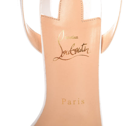 Christian Louboutin Patent Miss Valois 85 Bow Sandals 40 Latte 7 of 7