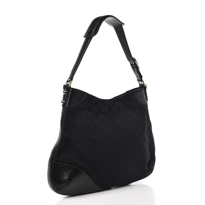Gucci Monogram Web Hasler Hobo Black 3 of 8