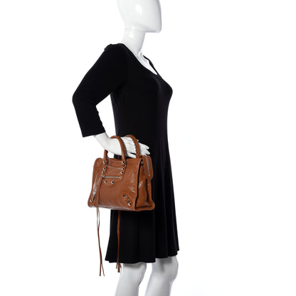 Balenciaga Agneau Classic Silver Hardware S City Camel 3 of 10