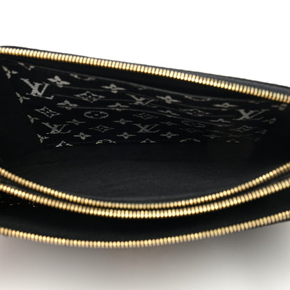 Louis Vuitton Monogram Giant Jungle Pochette Double Zip Black 6 of 10
