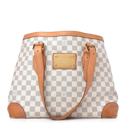 Louis Vuitton Damier Azur Hampstead MM 1 of 12