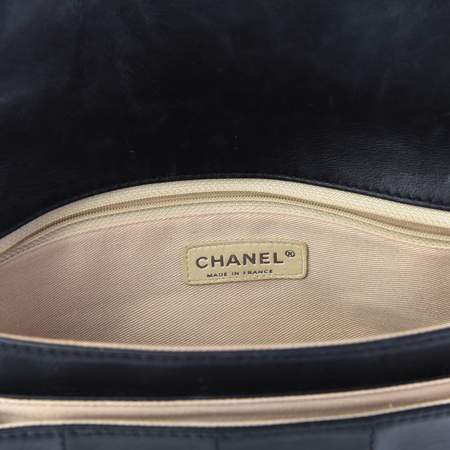 Chanel Calfskin Square Stitched Mademoiselle Shoulder Bag Black 7 of 9