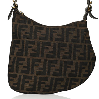 Fendi Zucca Small Hobo Tobacco Petrolio 8 of 14