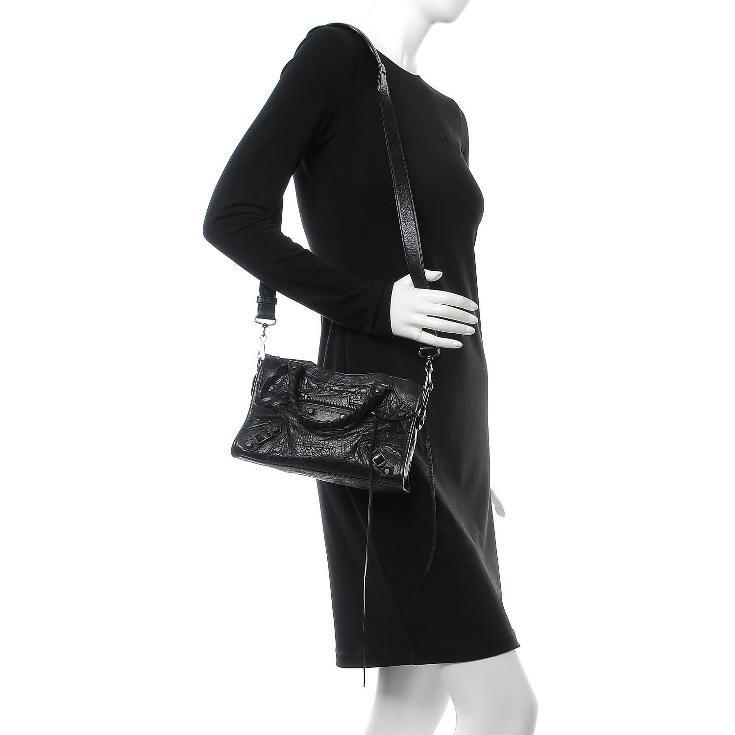 Balenciaga Agneau Classic Hardware Mini City Black 2 of 9