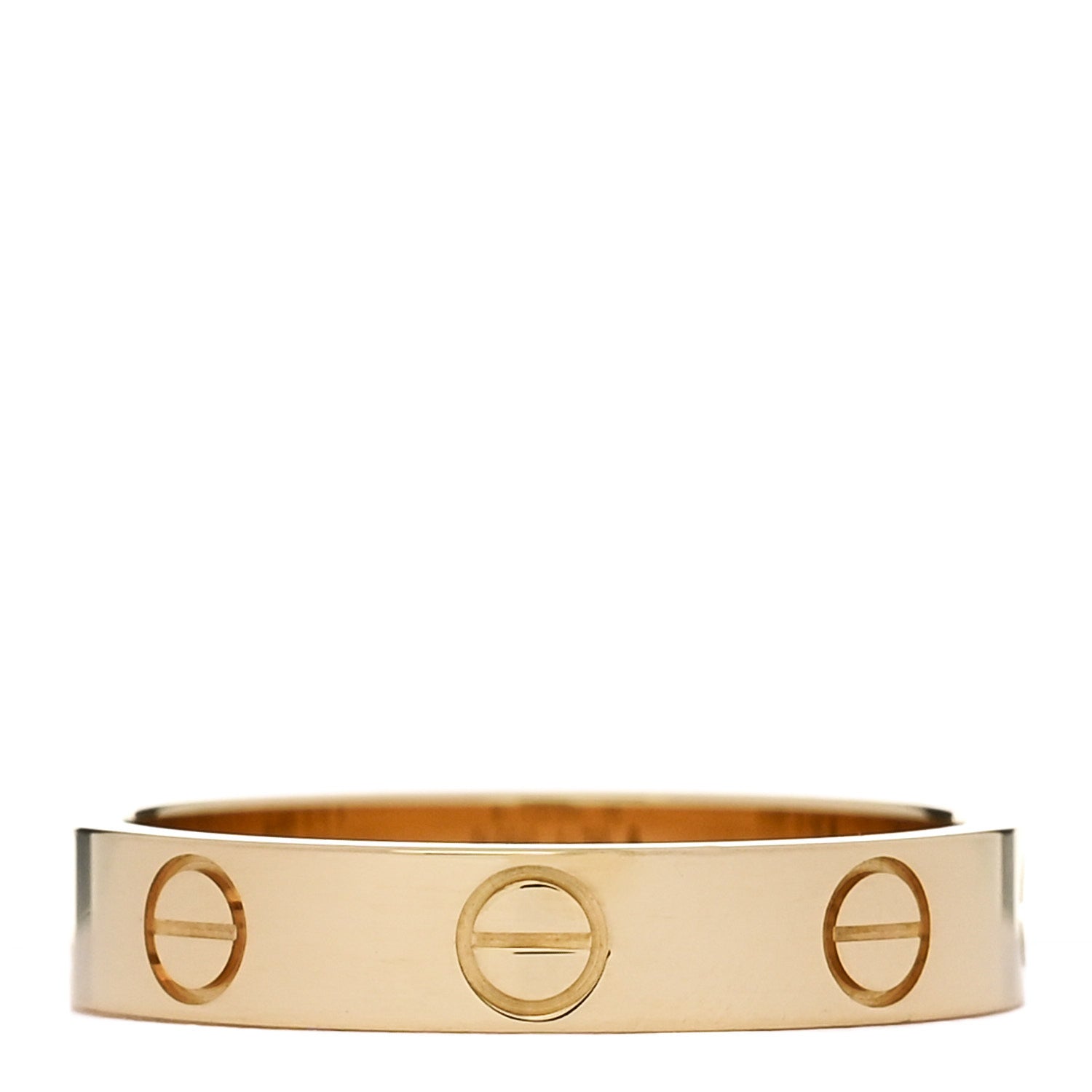 Cartier 18K Yellow Gold 3.5mm LOVE Wedding Band Ring 52 6 3 of 5
