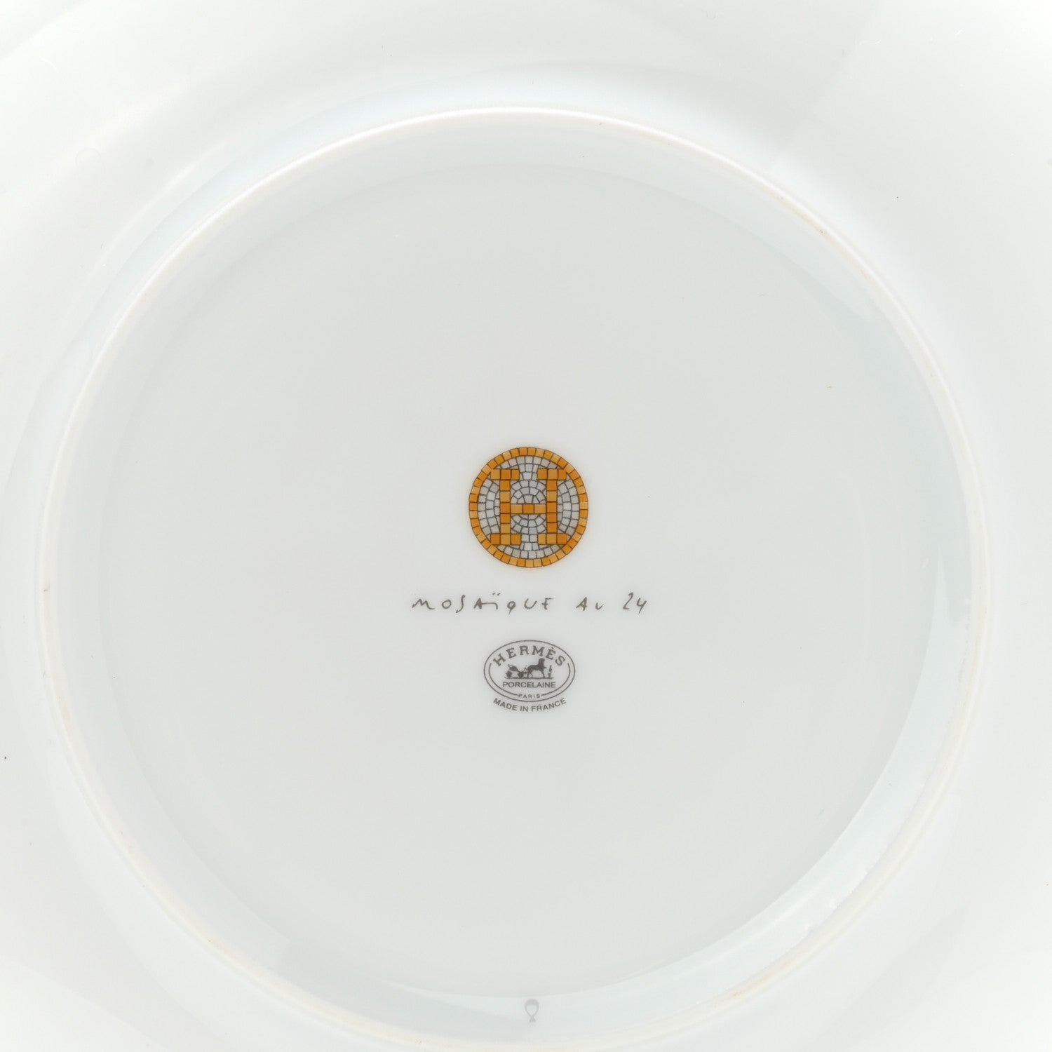 Hermes Porcelain Mosaique au 24 Dessert Plate Set of 2 4 of 6