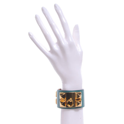 Hermes Swift Collier de Chien CDC Bracelet Small Malachite 2 of 7