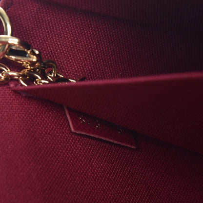 Louis Vuitton Monogram Pochette Felicie Chain Wallet Fuchsia 8 of 10