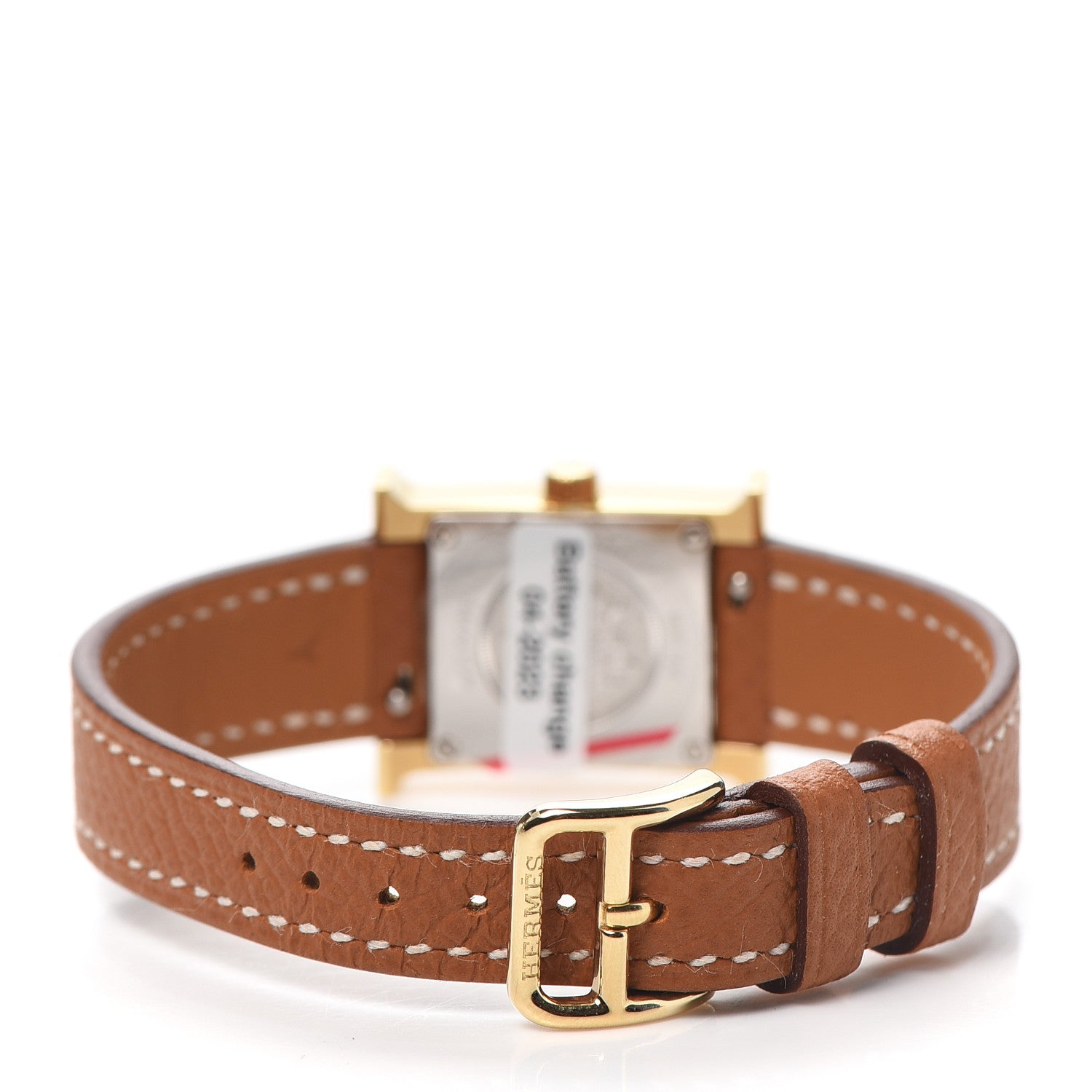 Hermes Stainless Steel Epsom 17.2mm Heure H Hour Quartz Watch Gold 4 of 5