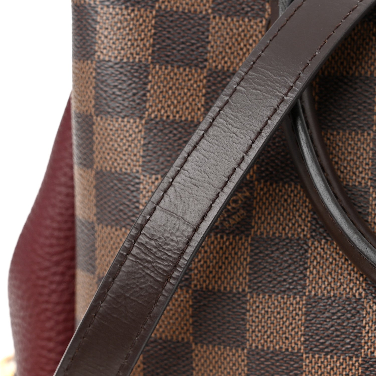 Louis Vuitton Damier Ebene Cuir Taurillon Brittany Bordeaux 17 of 17