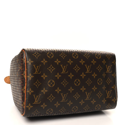 Louis Vuitton Monogram Perforated Speedy 30 Fuchsia 4 of 14