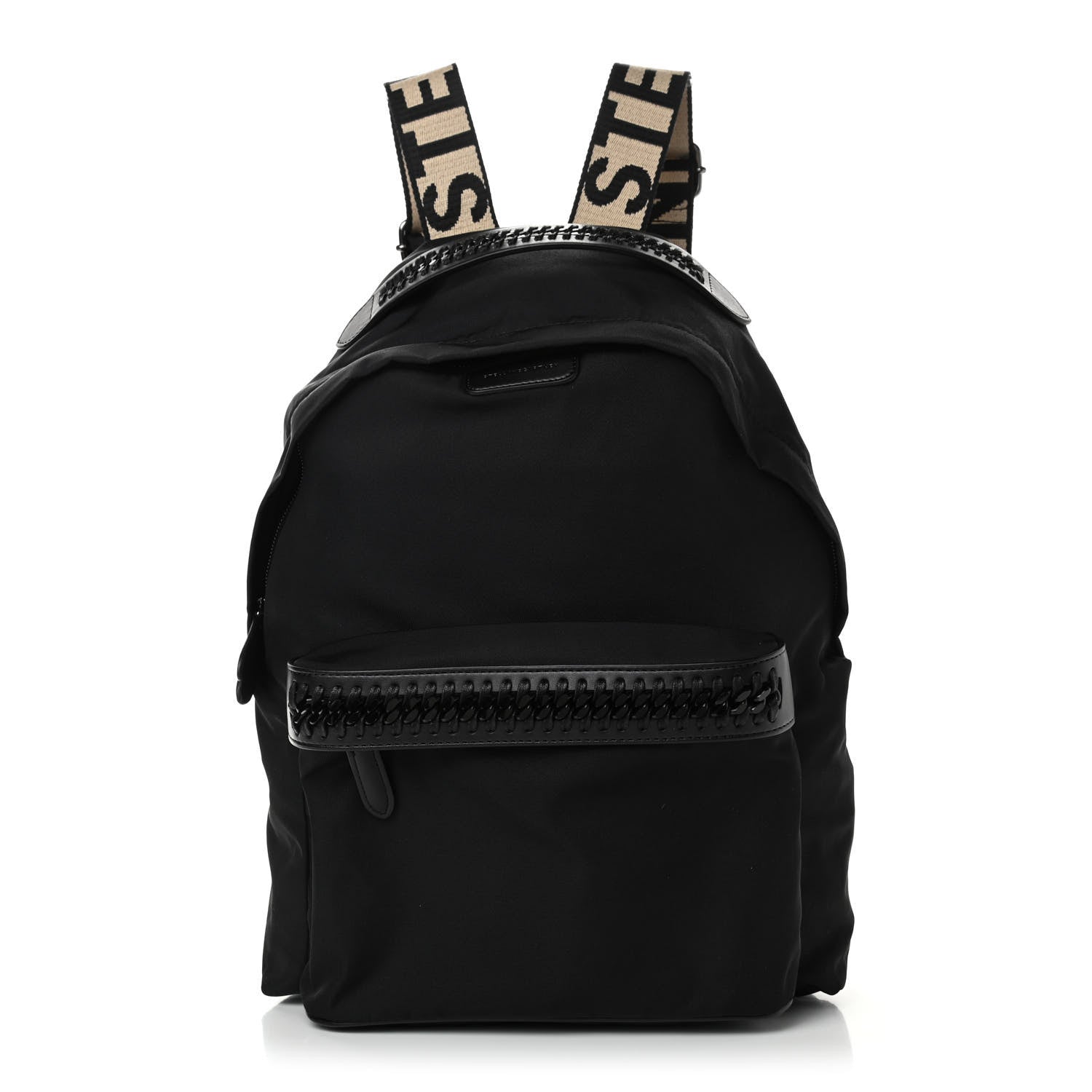 Stella McCartney Nylon Logo-Web Backpack Black 1 of 4
