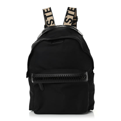 Stella McCartney Nylon Logo-Web Backpack Black 1 of 4