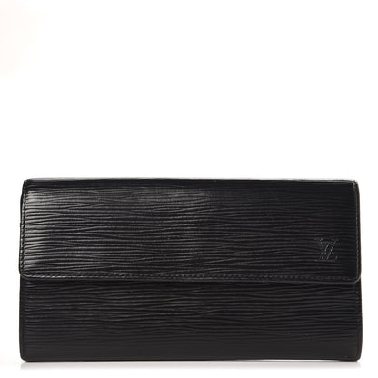 Louis Vuitton Epi Sarah Wallet Black 1 of 9