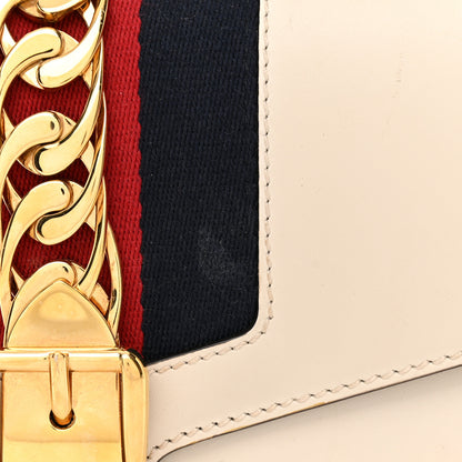 Gucci Calfskin Small Sylvie Shoulder Bag Off White 11 of 24