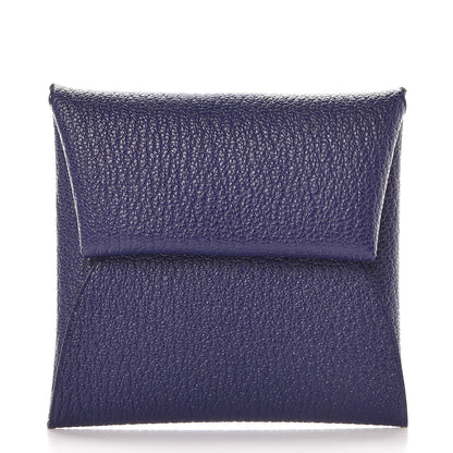 Hermes Chevre Mysore Bastia Coin Purse Iris 1 of 8