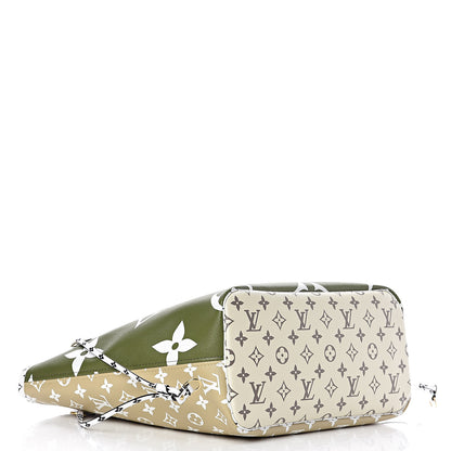 Louis Vuitton Monogram Giant Neverfull MM Kaki 4 of 10