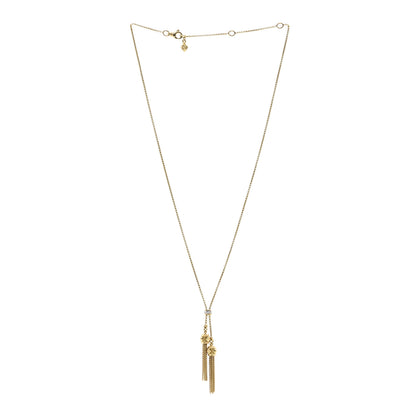 David Yurman 18K Yellow Gold Diamond Renaissance Tassel Necklace 3 of 4