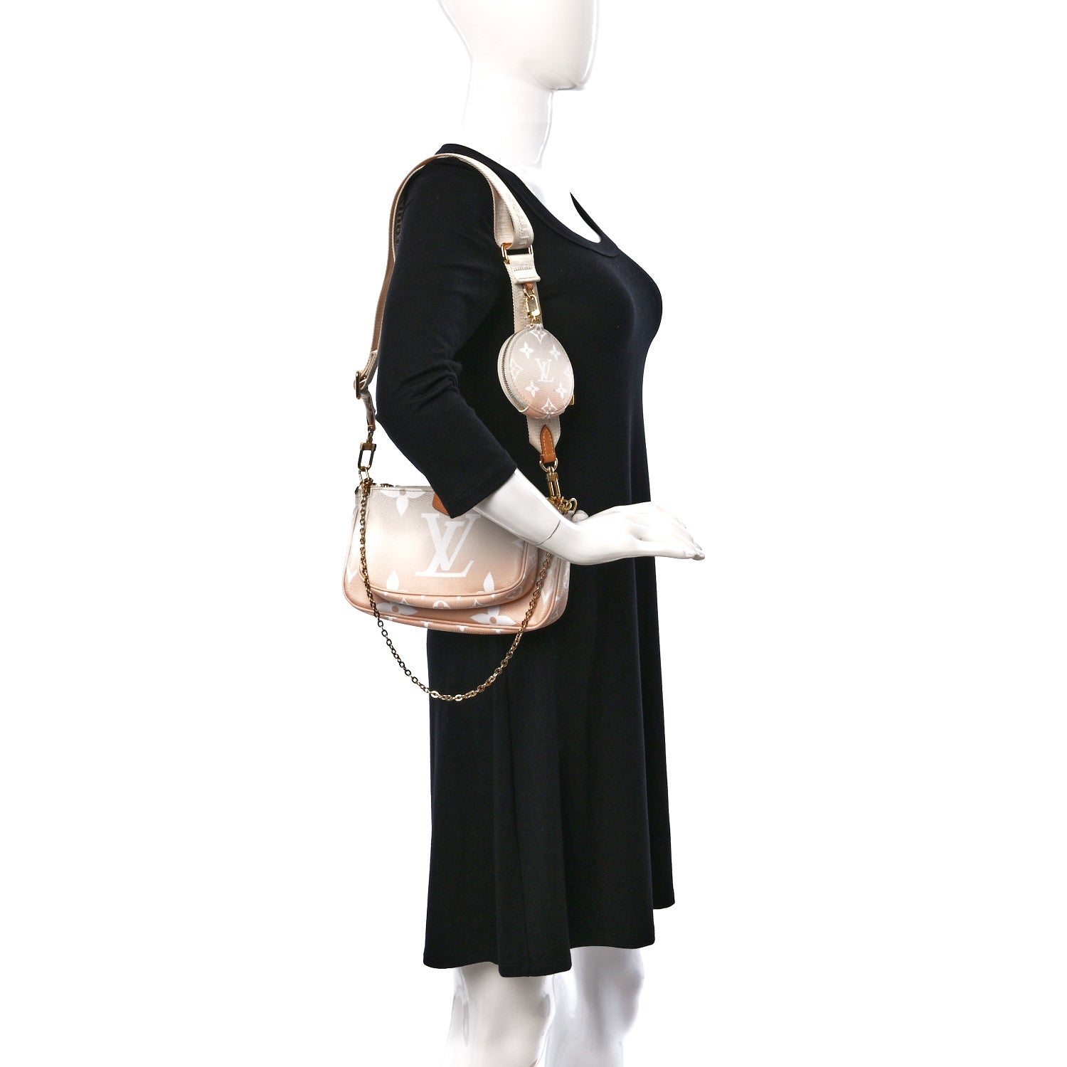Louis Vuitton Monogram Giant By The Pool Multi Pochette Accessories Brume 2 of 14