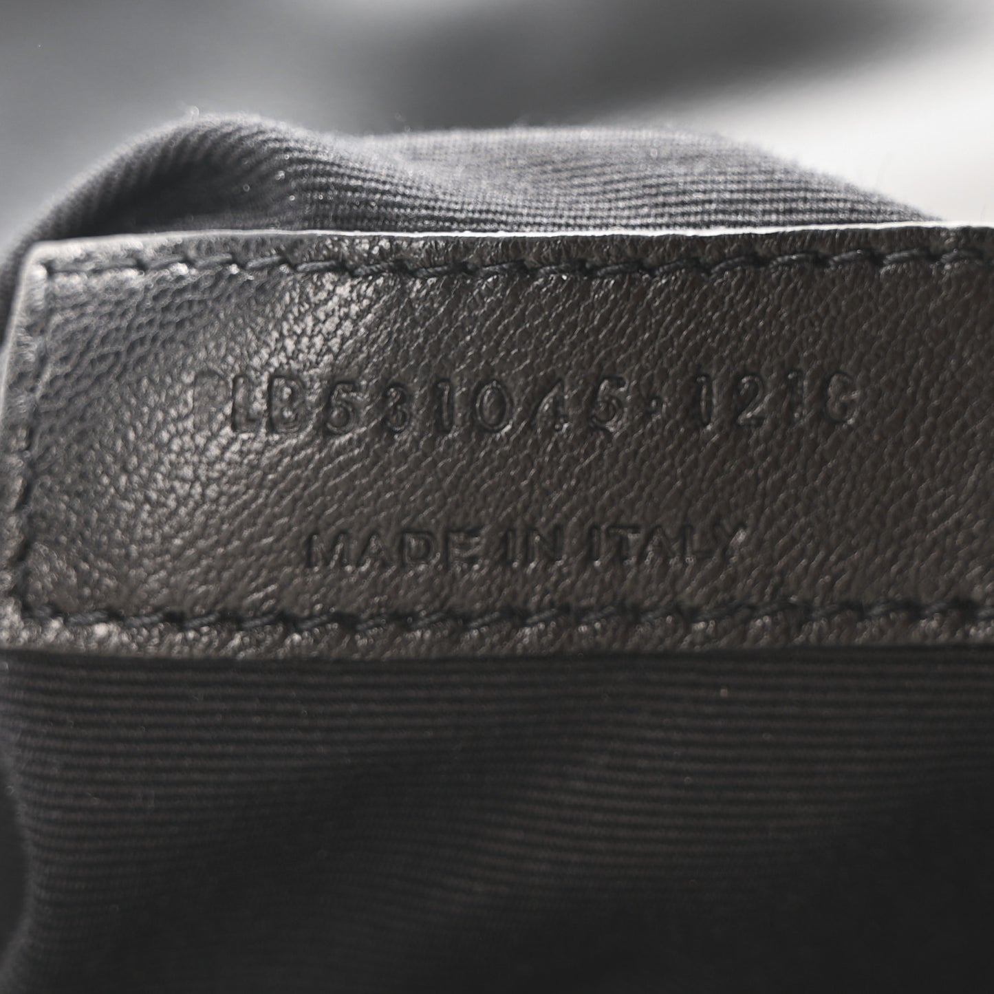 Cotton Bandana Y Quilted Monogram Toy Loulou Crossbody Bag Black White