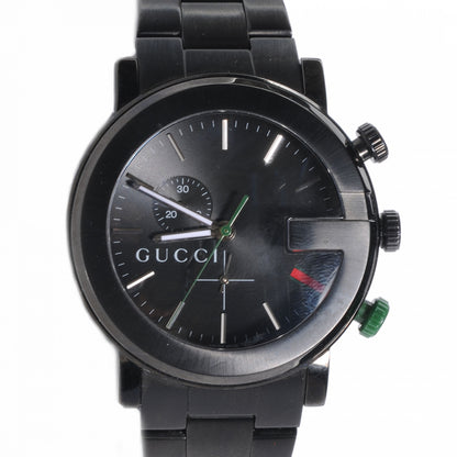 Gucci PVD Stainless Steel 44mm 101M G-Chrono Quartz Watch Black 1 of 6