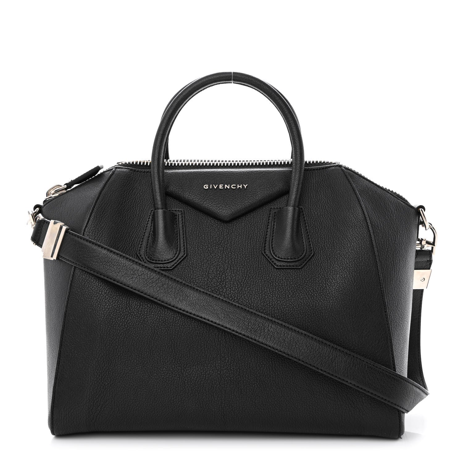Givenchy Sugar Goatskin Medium Antigona Black 1 of 17