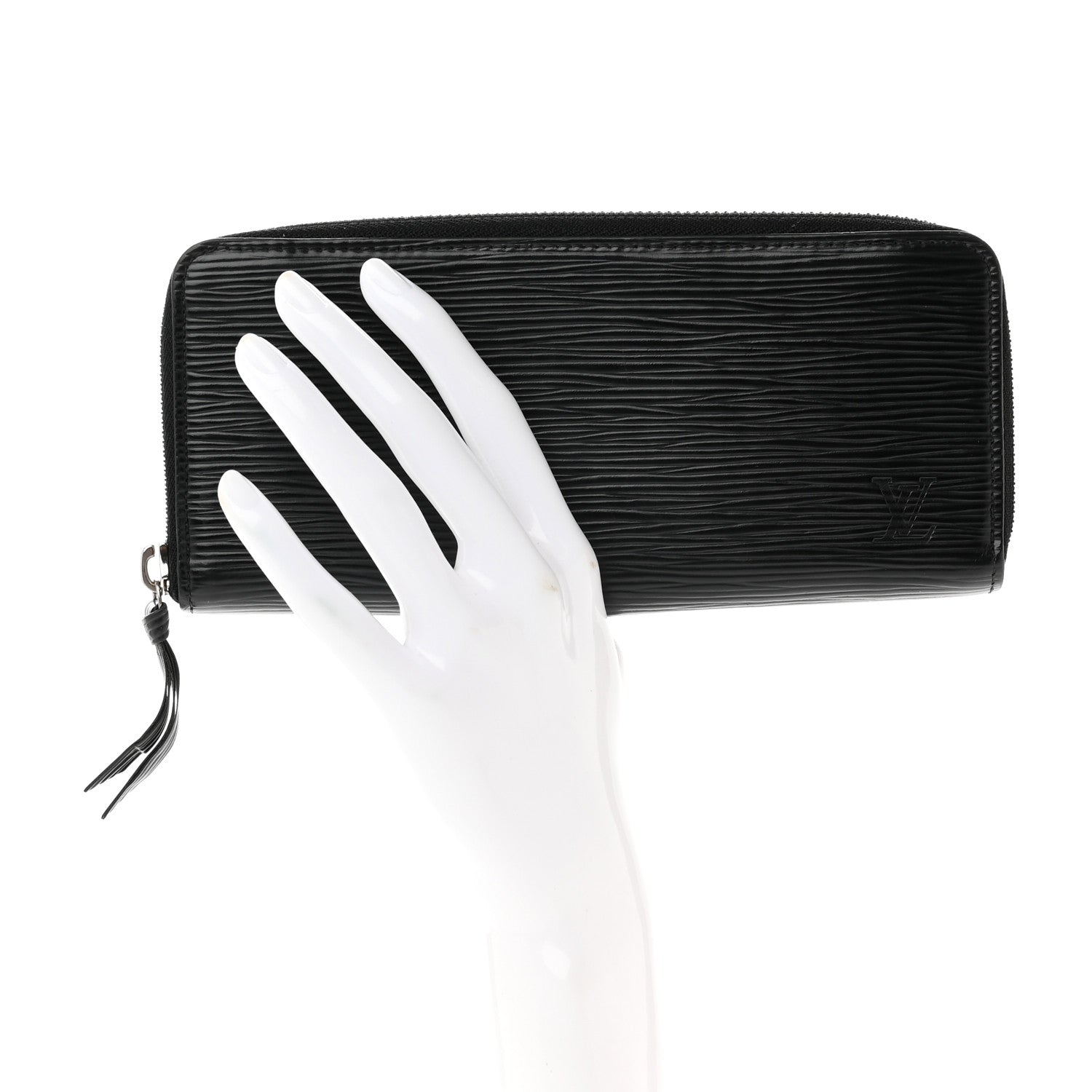 Louis Vuitton Epi Clemence Wallet Black 2 of 7