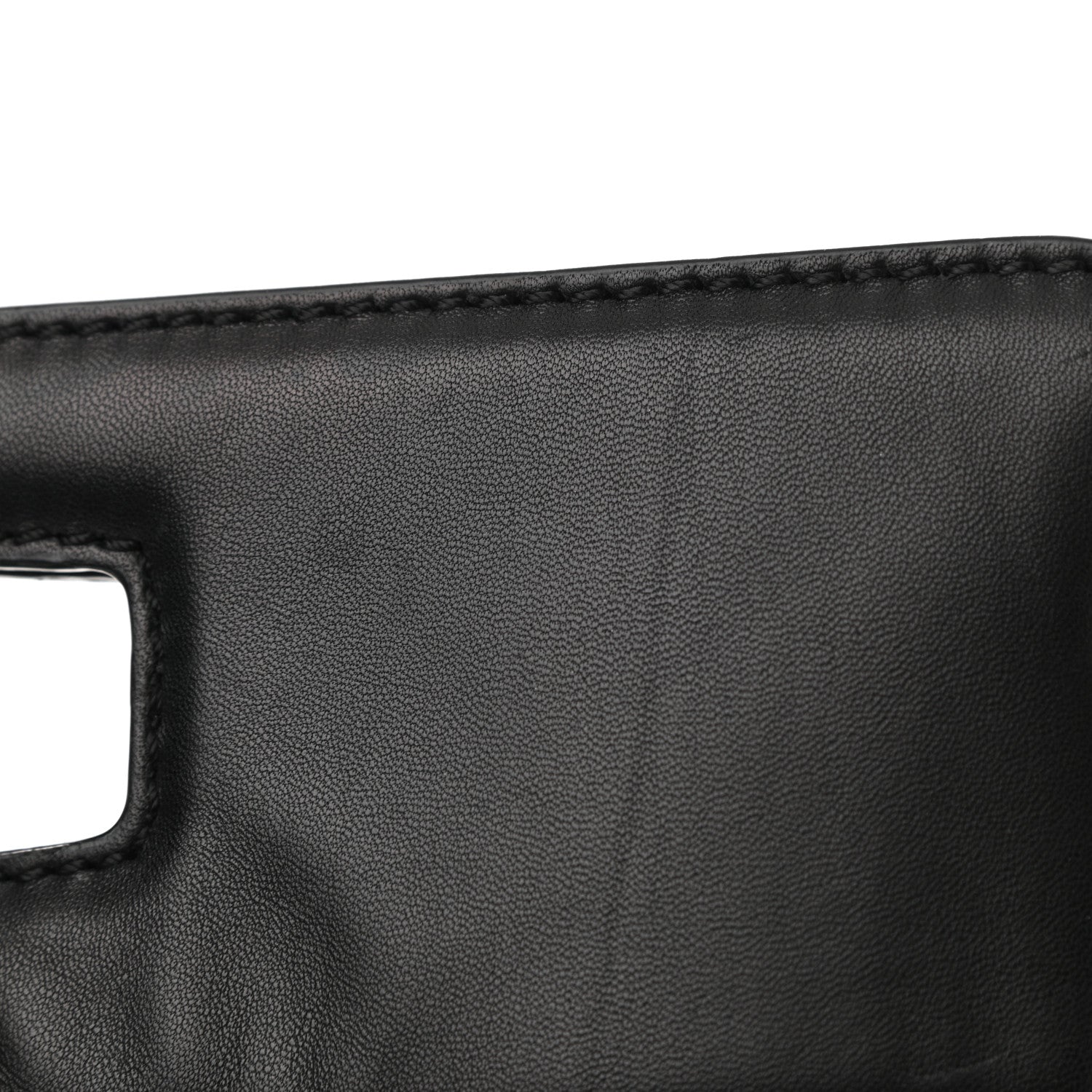 Valentino Garavani Nappa Va Va Voom Fold Over Chain Clutch Black 9 of 10