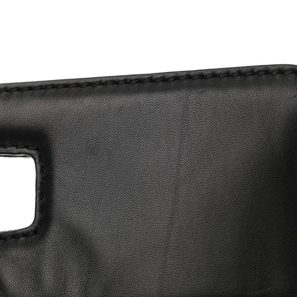 Valentino Garavani Nappa Va Va Voom Fold Over Chain Clutch Black 9 of 10