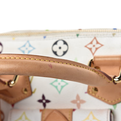 Louis Vuitton Monogram Multicolor Speedy 30 White 10 of 14