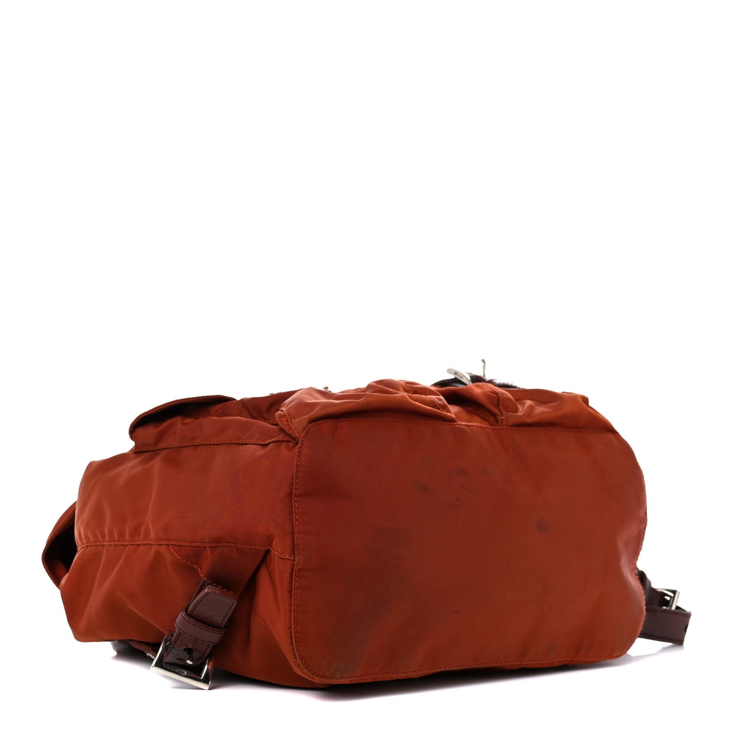 Tessuto Nylon Saffiano Vela Backpack Papaya