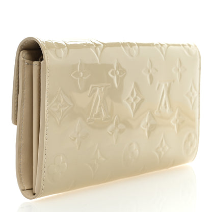 Louis Vuitton Vernis Sarah Wallet Blanc Corail 3 of 6