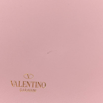 Valentino Garavani Calfskin Small My Rockstud Saddle Bag Rose Quartz 10 of 11