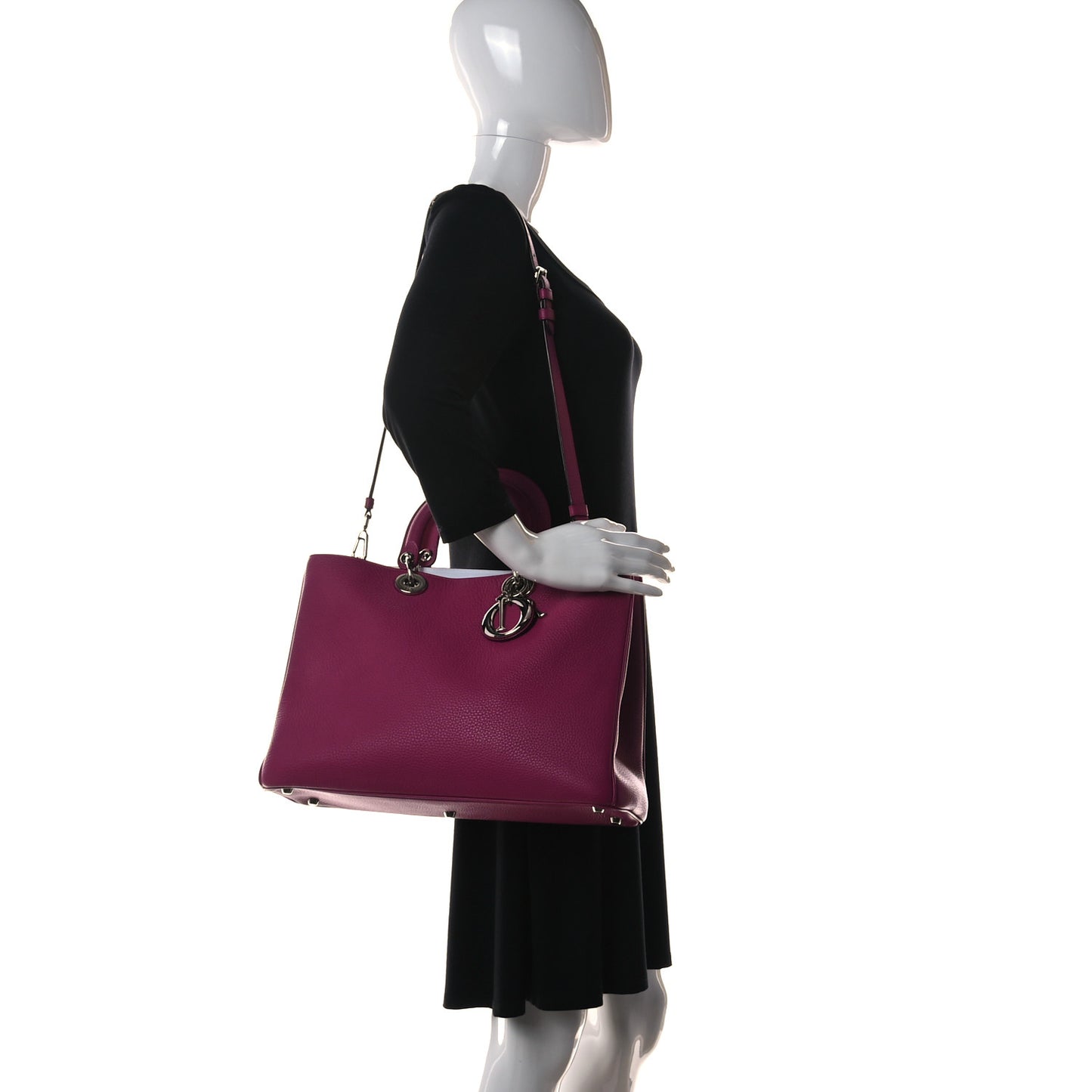 Bullcalf Large Diorissimo Bag Toxic Purple