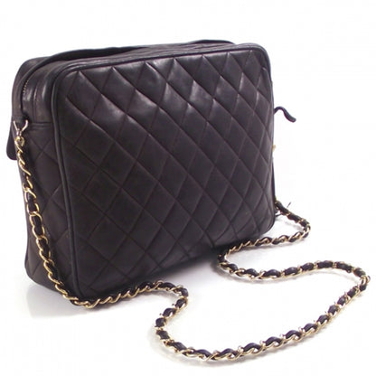 Chanel Vintage Lambskin Tassel Flap Bag Black 3 of 16