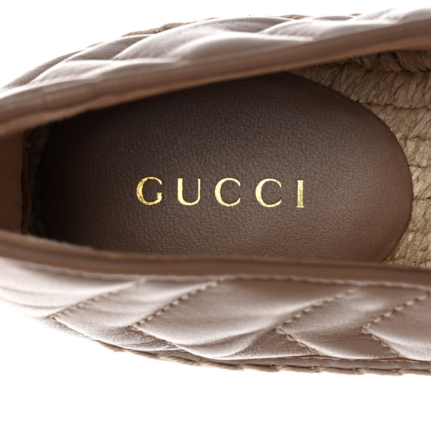 Gucci Nappa Matelasse GG Marmont Espadrilles 37 Porcelain Rose 7 of 9
