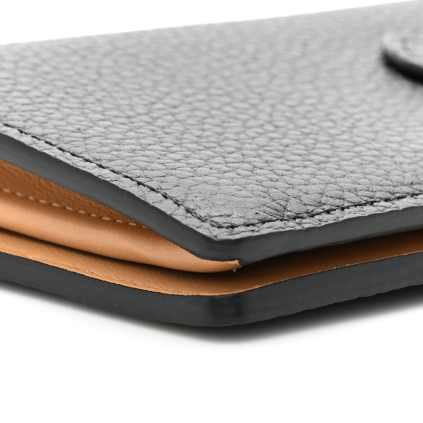 Taurillon LV Vertical Capucines Wallet Black Arizona