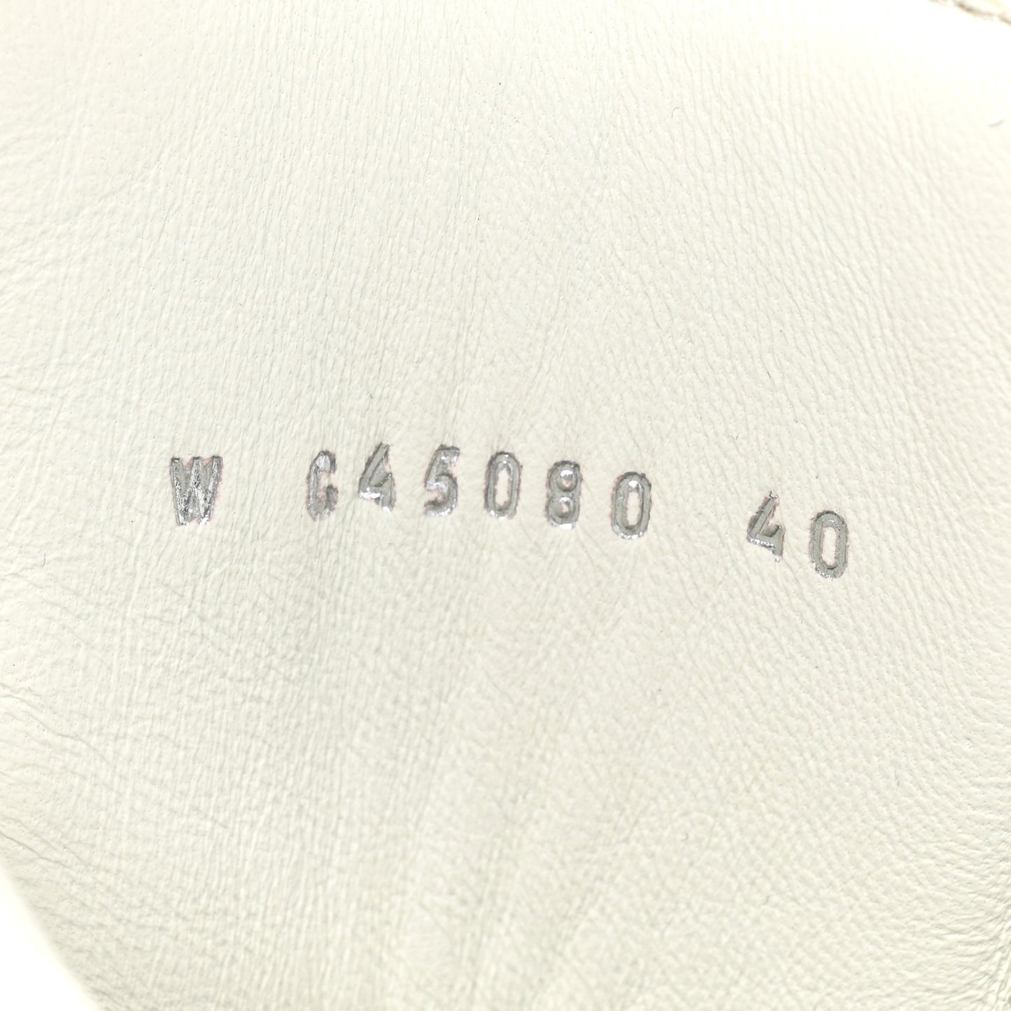 Calfskin CC High Top Sneaker 40 White