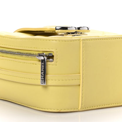 Chanel Lambskin Quilted Mini CC Box Camera Bag Yellow 8 of 10