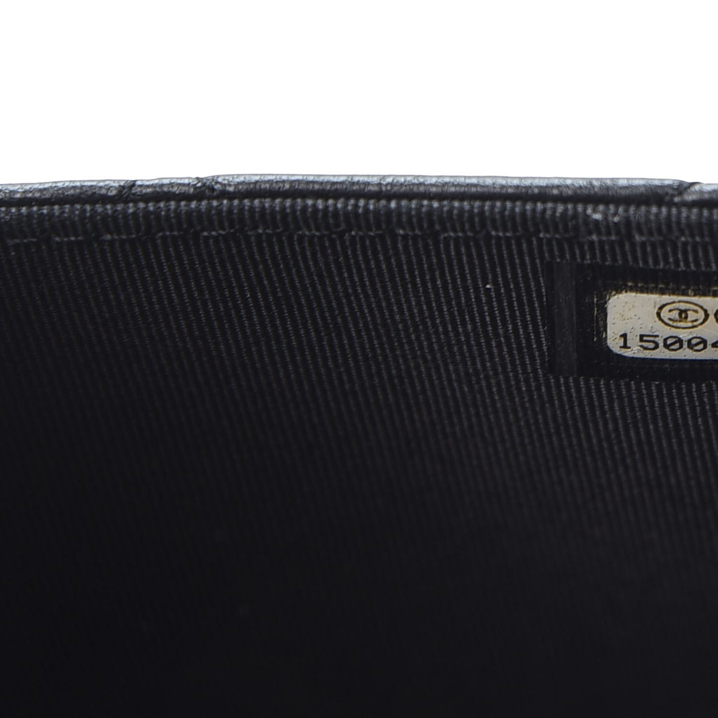 Lambskin Quilted Wallet On Chain WOC Black