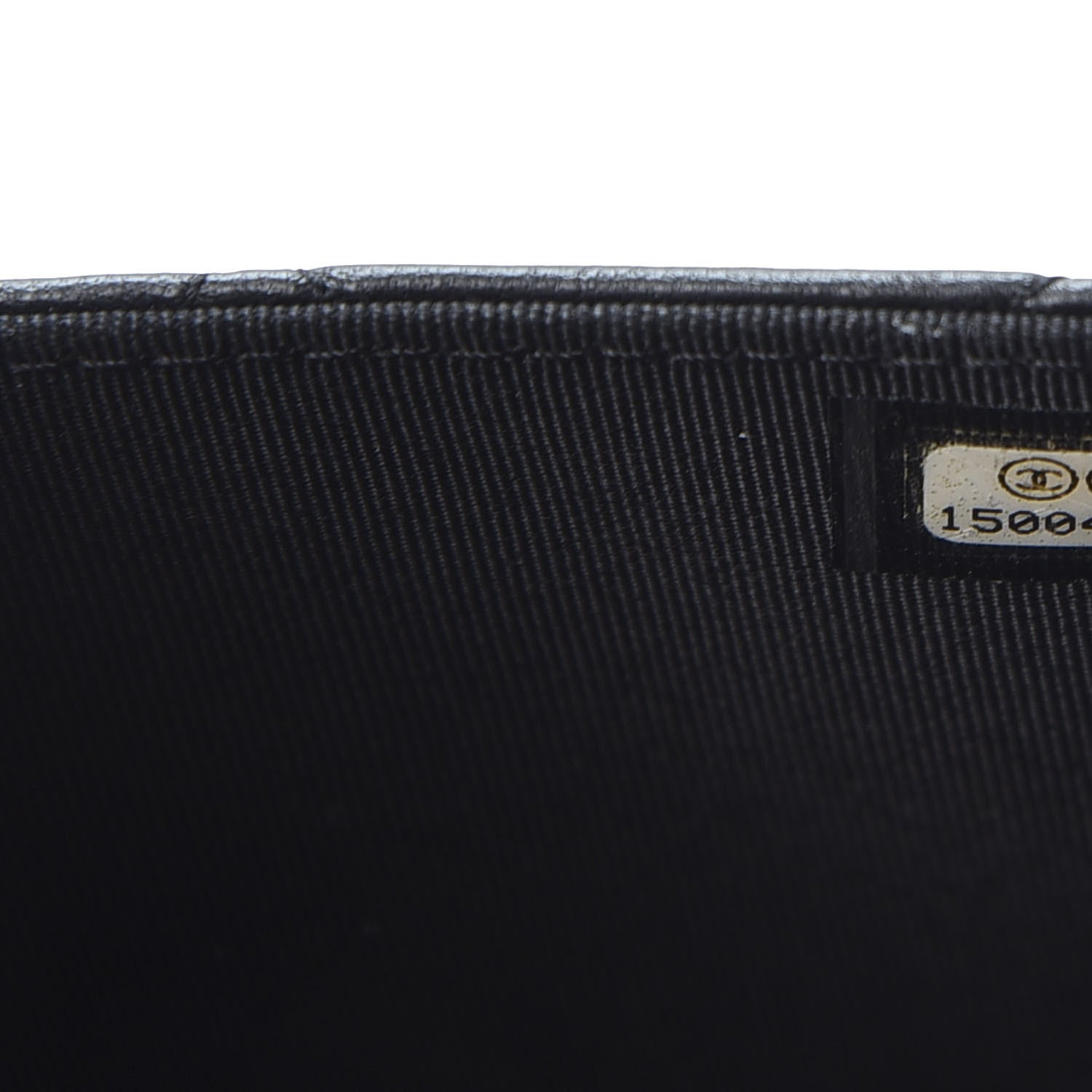 Chanel Lambskin Quilted Wallet On Chain WOC Black 8 of 10