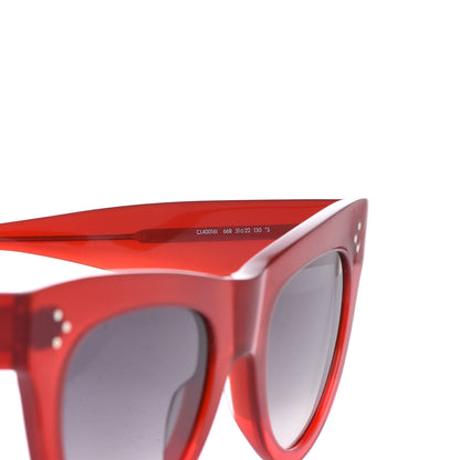 Celine Acetate Cat Eye Sunglasses CL400616 Red 5 of 7